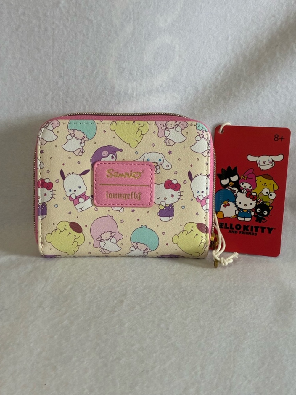 NWT Sanrio x Loungefly Hello Kitty Pastel Character Zip Wallet